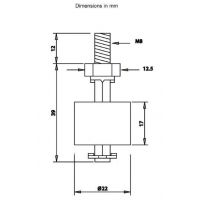 Dimensiones del LSV-1-01-B