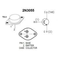 2N3055 pin diagram