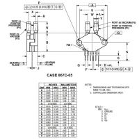 Pines y dimensiones del MPX4250DP