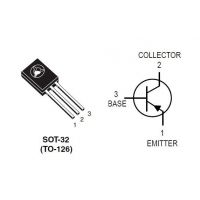 Diagrama de pines del transistor BD140