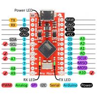 Diagrama de pines del Arduino Pro Micro