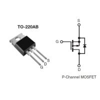 Diagrama de pines del transistor MOSFET IRF9630