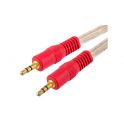 Cable de audio con plugs de 3.5 mm