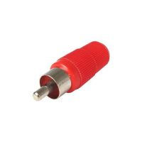 Plug RCA color rojo