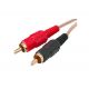 Cable de audio estereo con plugs RCA