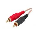 Cable de audio estereo con plugs RCA