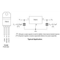 Diagrama de pines y aplicación del 7809