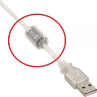 Cable USB A a mini-B de 1.8 m con ferritas