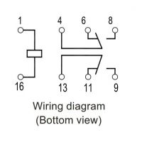 HJR1-2C L-12V relay pinout diagram