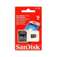 Micro SDHC 16 GB clase 4 con adaptador SD