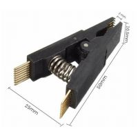 Dimensiones de la pinza para encapsulados SOIC y SOJ Ref. 923-16