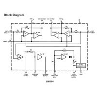 Diagrama de bloques y pines del LM1894