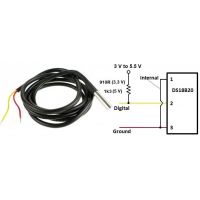 Sonda con sensor de temperatura DS18B20 de dos cables