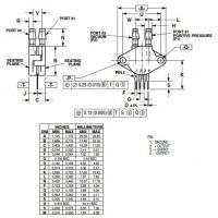 Dimensiones y pines del MPX2010DP