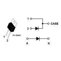 Diagrama de pines del MUR840