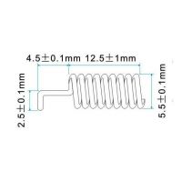 Dimensiones de la antena SW915-TH12