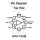 Diagrama de pines del NTE922
