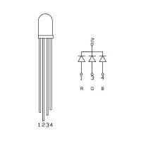 RGB LED common cathode pin diagram