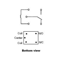 JS1-5V-F relay pin diagram