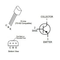 Diagrama de pines del transistor ZTX751