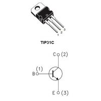 TIP31C pinout diagram