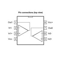 Diagrama de pines del LM393