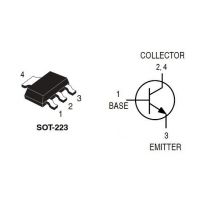 Diagrama de pines del transistor BCP56