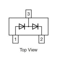 BAV99L dual series diode pinout diagram