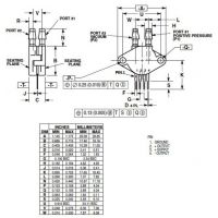 MPX2100DP pinout diagram and size