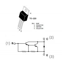 NTE264 PNP Darlington transistor