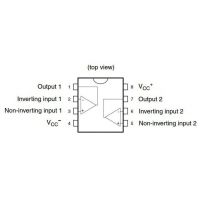 TL072 pinout diagram