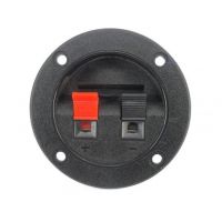 2 ways 75 mm round connector or terminal for baffle