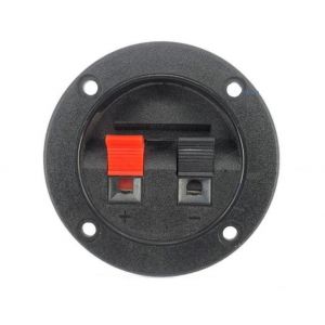 2 ways 75 mm round connector or terminal for baffle