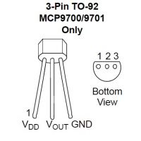 Pines del MCP9700A