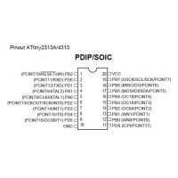 Pines del ATTINY2313A